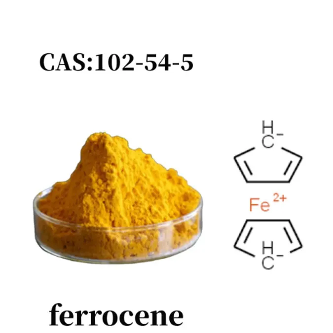 Visokokvalitetni ferocenski prah C10H10FE CAS 102-54-5